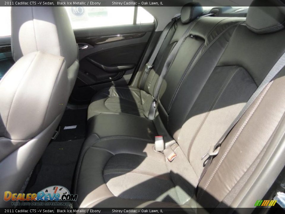 2011 Cadillac CTS -V Sedan Black Ice Metallic / Ebony Photo #12