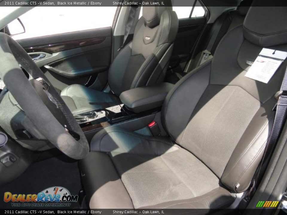 2011 Cadillac CTS -V Sedan Black Ice Metallic / Ebony Photo #14