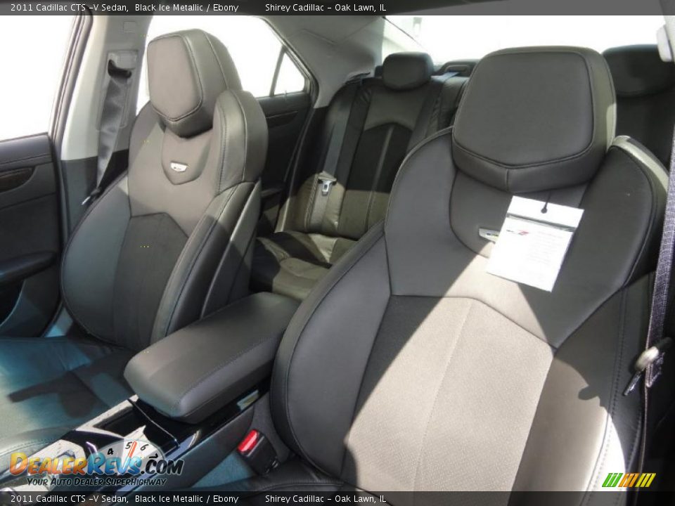 2011 Cadillac CTS -V Sedan Black Ice Metallic / Ebony Photo #16