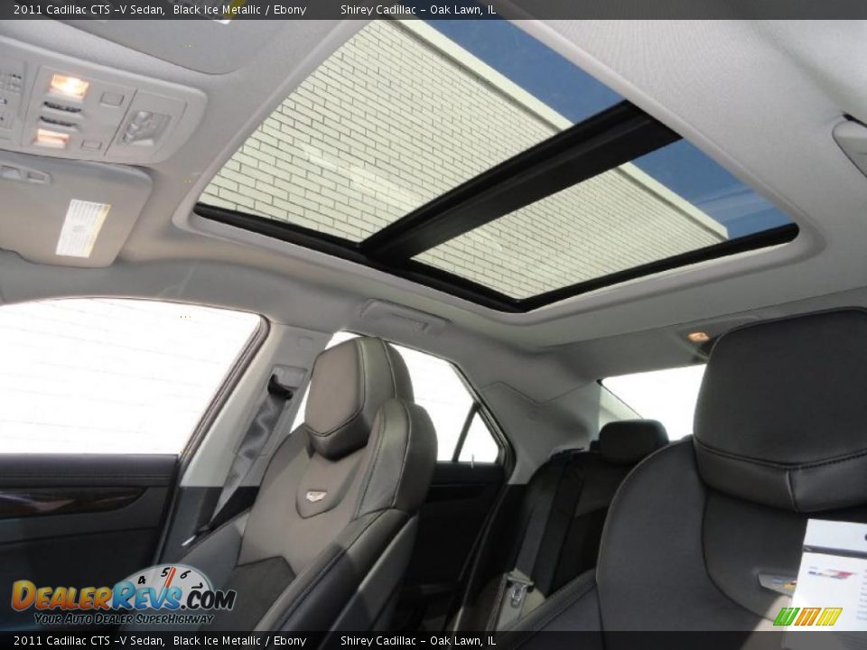 2011 Cadillac CTS -V Sedan Black Ice Metallic / Ebony Photo #17