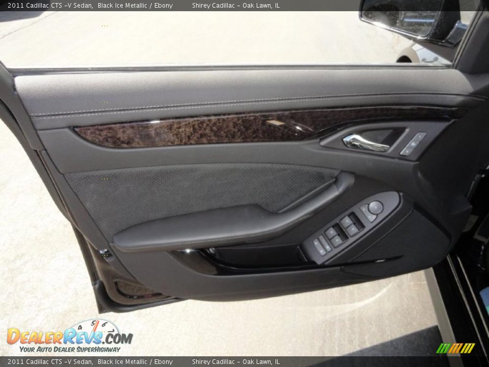 2011 Cadillac CTS -V Sedan Black Ice Metallic / Ebony Photo #19