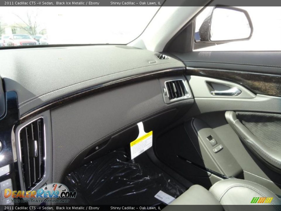 2011 Cadillac CTS -V Sedan Black Ice Metallic / Ebony Photo #23