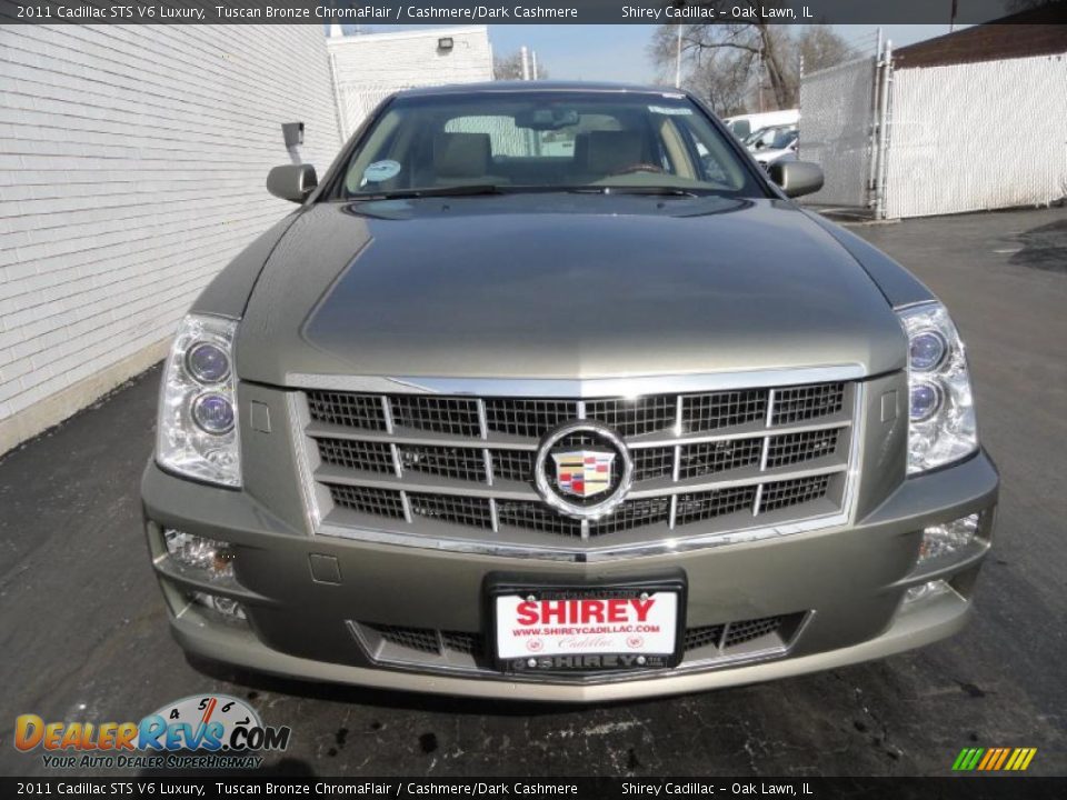 2011 Cadillac STS V6 Luxury Tuscan Bronze ChromaFlair / Cashmere/Dark Cashmere Photo #7