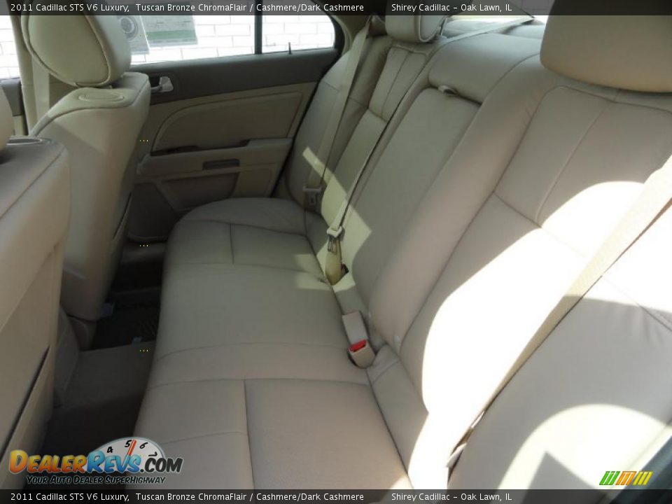 2011 Cadillac STS V6 Luxury Tuscan Bronze ChromaFlair / Cashmere/Dark Cashmere Photo #10