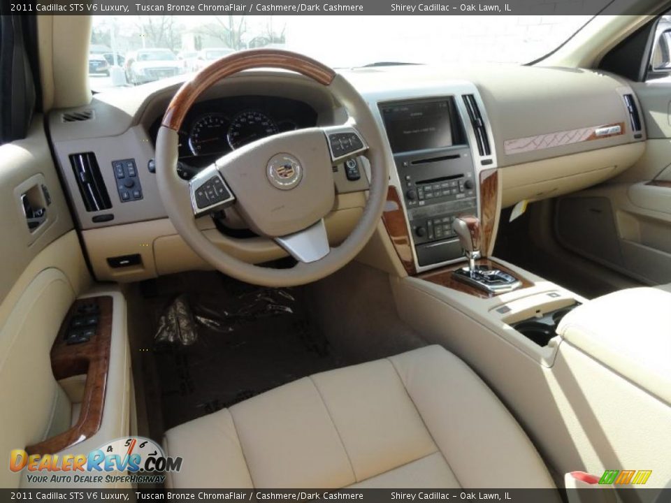 Cashmere/Dark Cashmere Interior - 2011 Cadillac STS V6 Luxury Photo #11