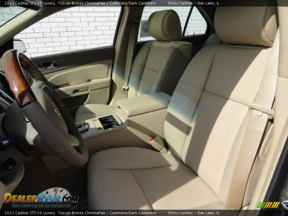 2011 Cadillac STS V6 Luxury Tuscan Bronze ChromaFlair / Cashmere/Dark Cashmere Photo #12