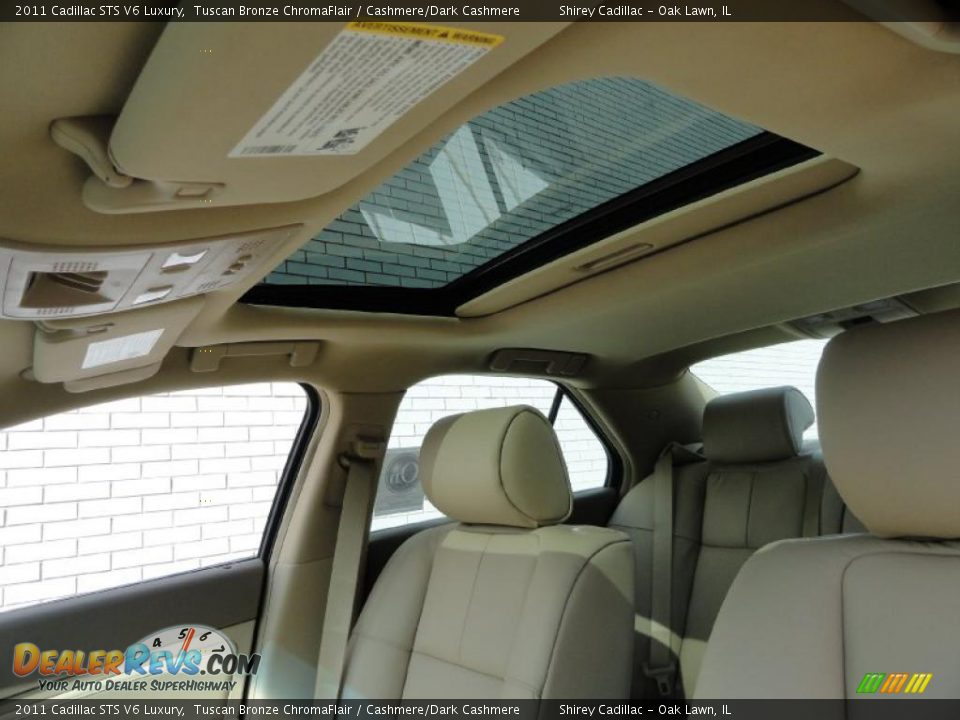 2011 Cadillac STS V6 Luxury Tuscan Bronze ChromaFlair / Cashmere/Dark Cashmere Photo #13