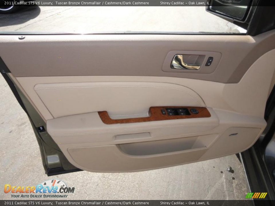 2011 Cadillac STS V6 Luxury Tuscan Bronze ChromaFlair / Cashmere/Dark Cashmere Photo #15