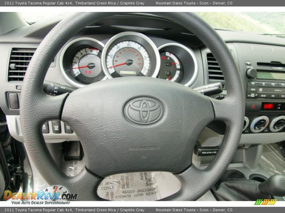 2011 Toyota Tacoma Regular Cab 4x4 Steering Wheel Photo #7