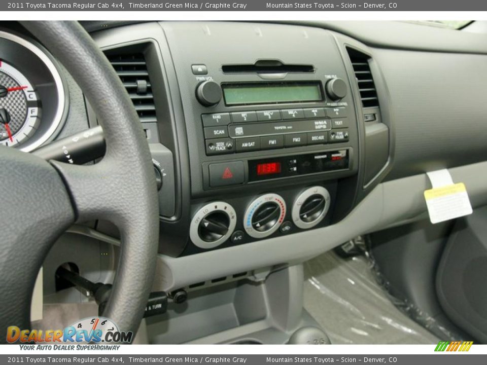 Controls of 2011 Toyota Tacoma Regular Cab 4x4 Photo #8