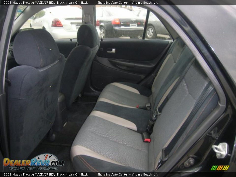2003 Mazda Protege MAZDASPEED Black Mica / Off Black Photo #9