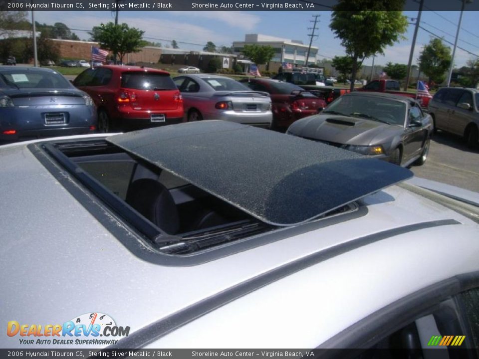 2006 Hyundai Tiburon GS Sterling Silver Metallic / Black Photo #9