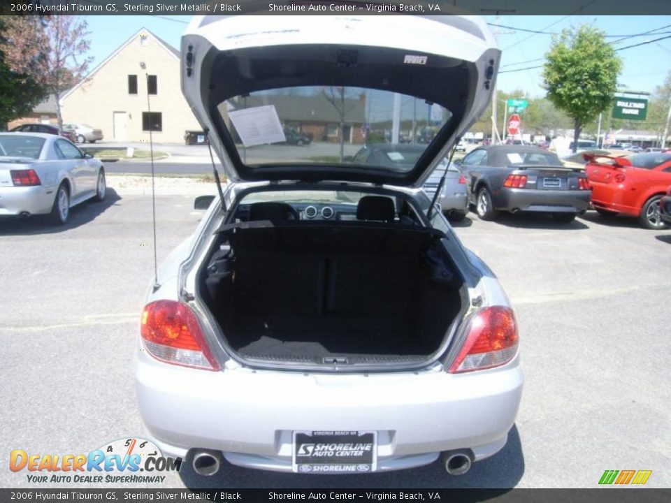 2006 Hyundai Tiburon GS Sterling Silver Metallic / Black Photo #11