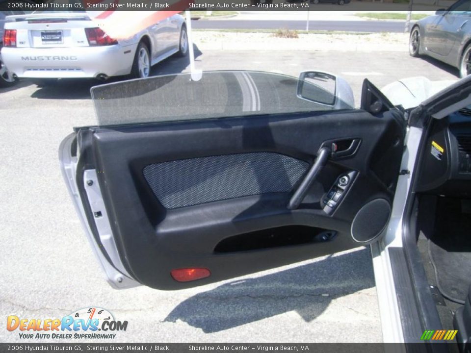 2006 Hyundai Tiburon GS Sterling Silver Metallic / Black Photo #13