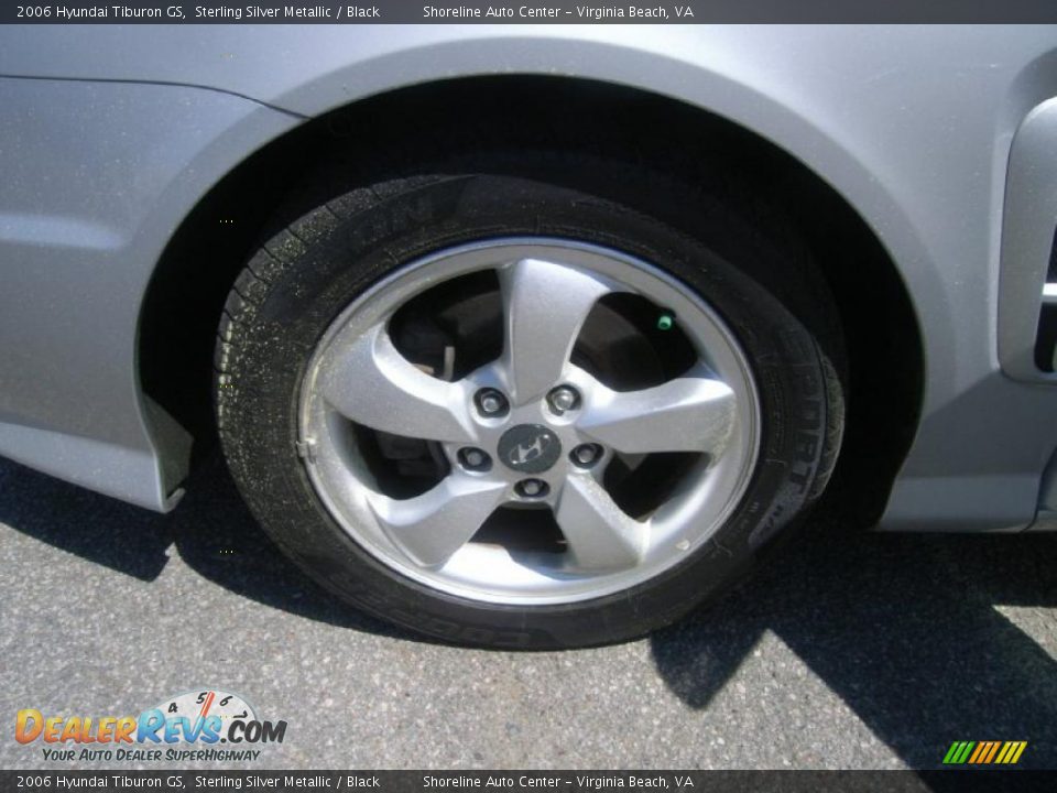 2006 Hyundai Tiburon GS Sterling Silver Metallic / Black Photo #21