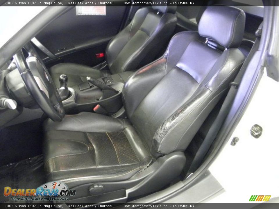 Charcoal Interior 2003 Nissan 350z Touring Coupe Photo 7