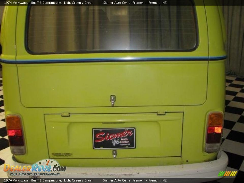 1974 Volkswagen Bus T2 Campmobile Light Green / Green Photo #2