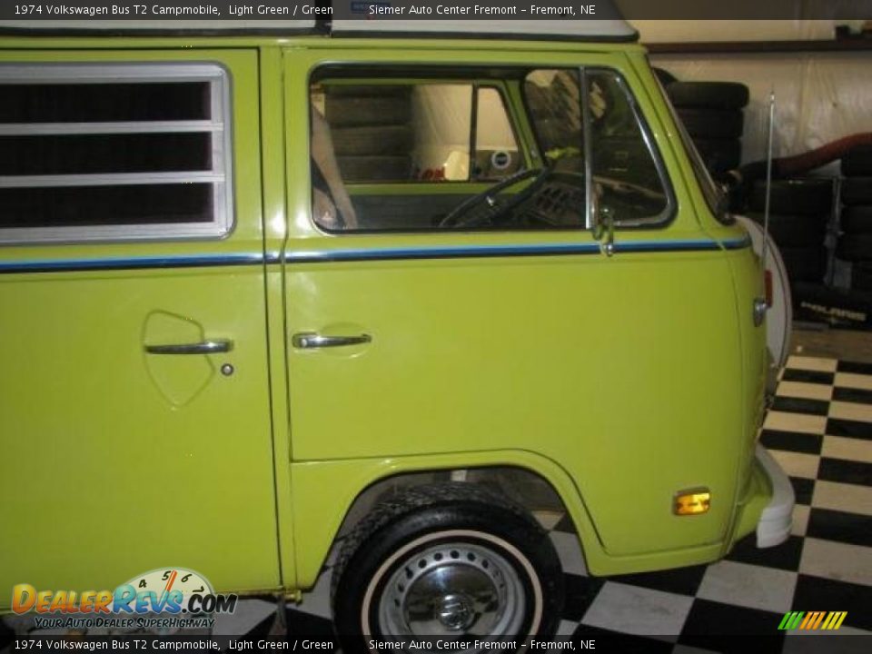 1974 Volkswagen Bus T2 Campmobile Light Green / Green Photo #4