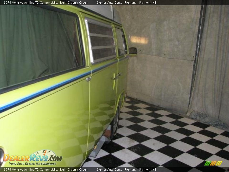 1974 Volkswagen Bus T2 Campmobile Light Green / Green Photo #5