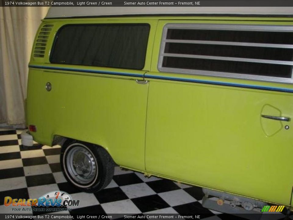 1974 Volkswagen Bus T2 Campmobile Light Green / Green Photo #6