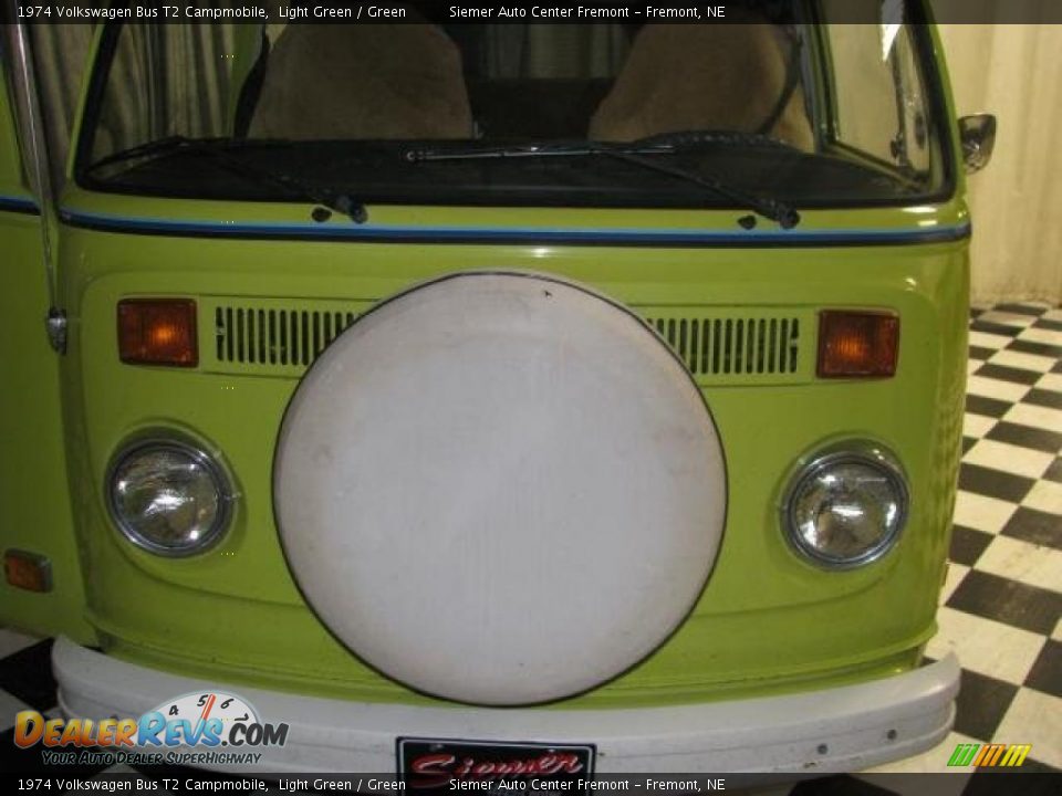 1974 Volkswagen Bus T2 Campmobile Light Green / Green Photo #18