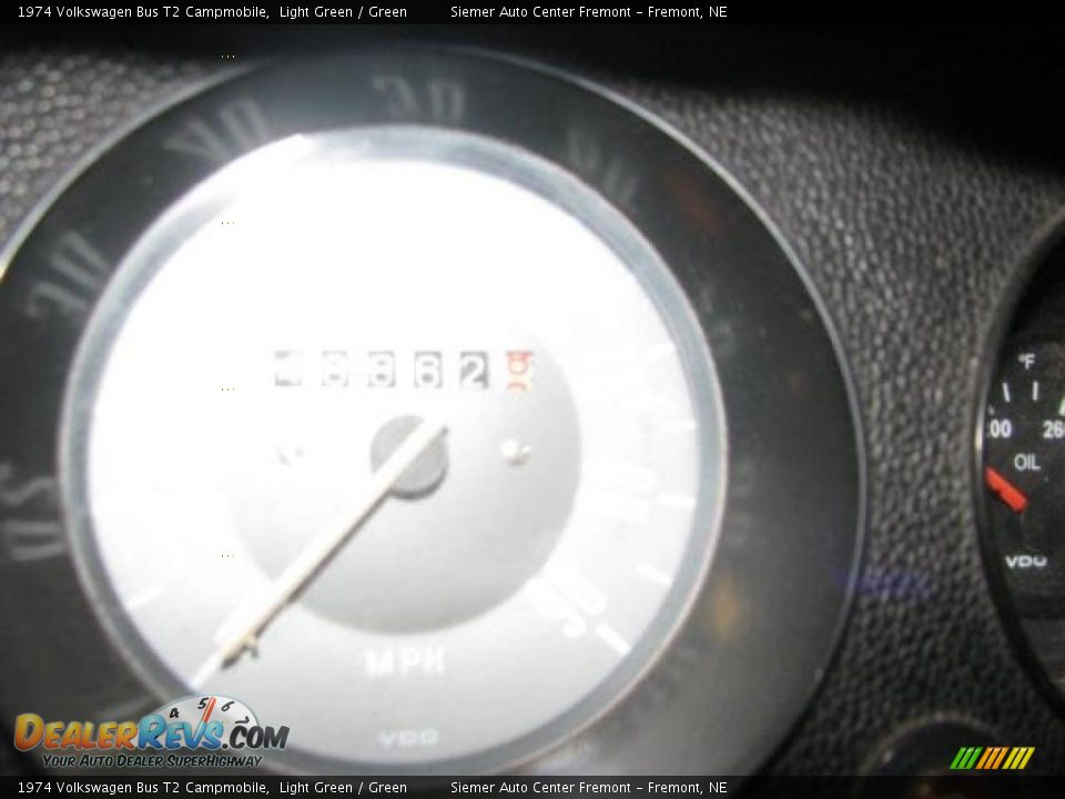 1974 Volkswagen Bus T2 Campmobile Light Green / Green Photo #24