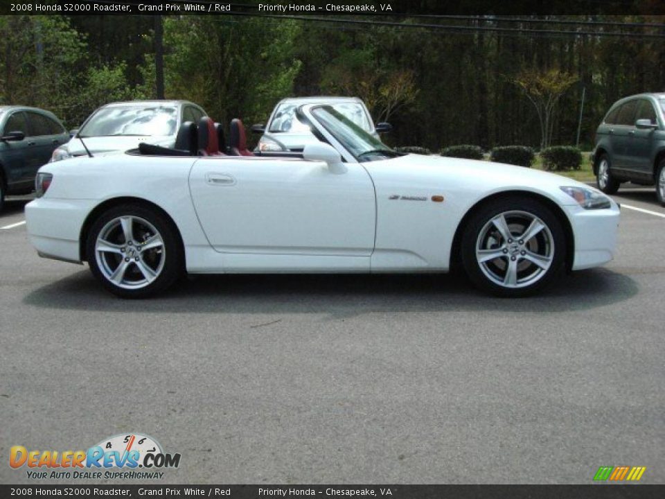 2008 Honda S2000 Roadster Grand Prix White / Red Photo #6