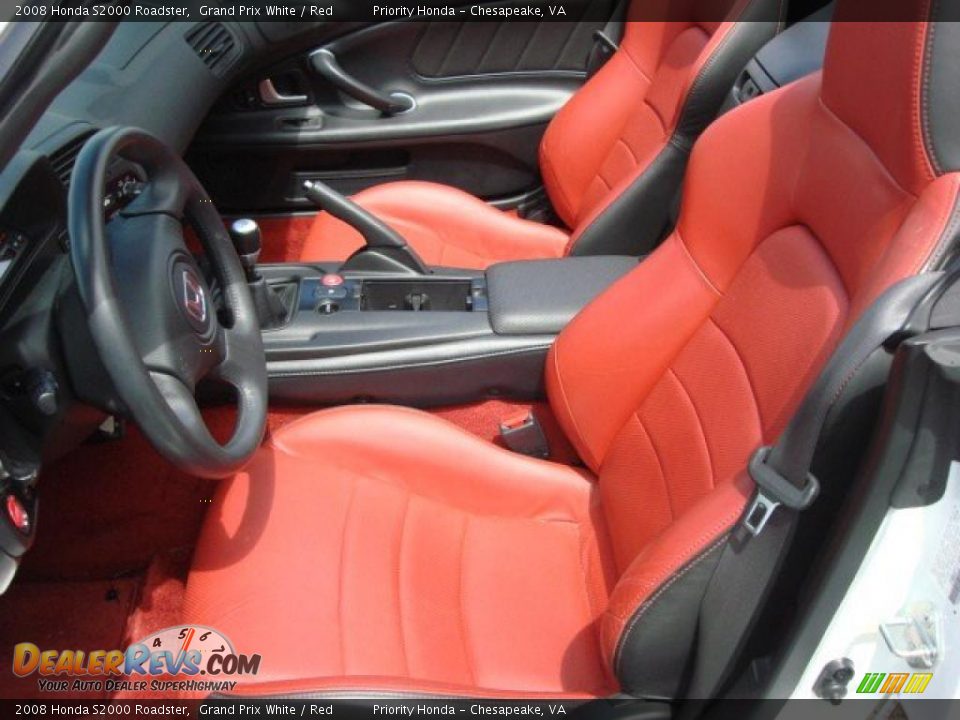 Honda s2000 white with red interior #2