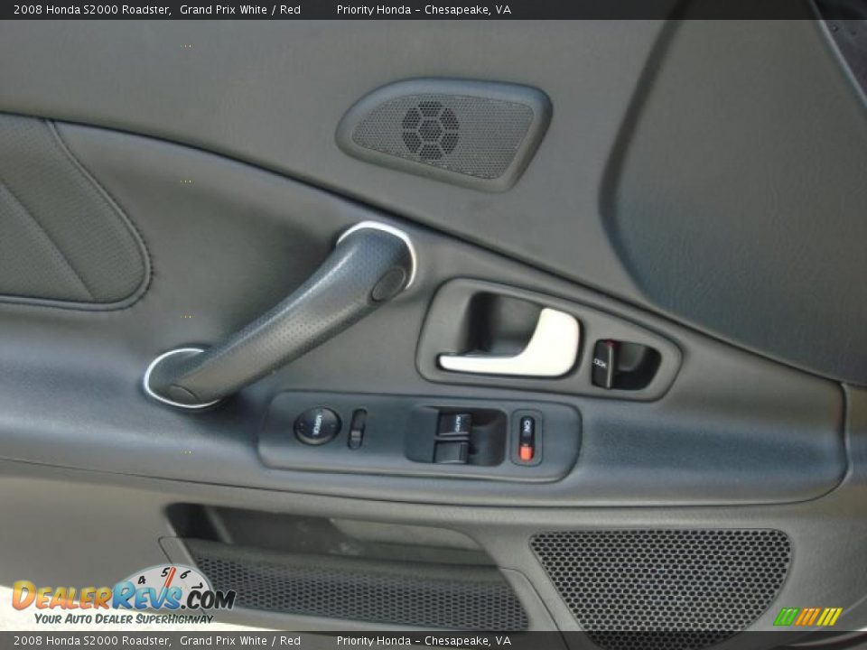 2008 Honda S2000 Roadster Grand Prix White / Red Photo #11