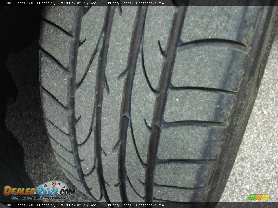 2008 Honda S2000 Roadster Grand Prix White / Red Photo #16