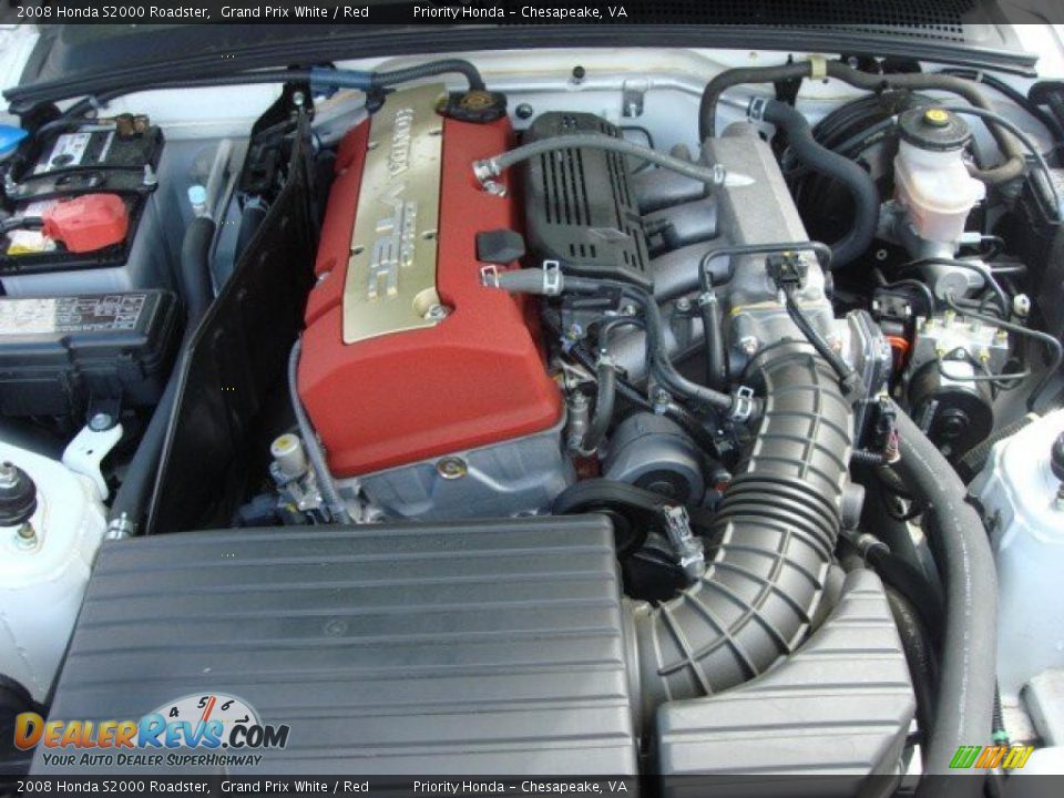 2008 Honda S2000 Roadster 2.2 Liter DOHC 16-Valve VTEC 4 Cylinder Engine Photo #17