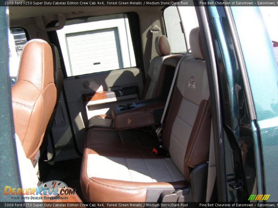 Medium Stone/Dark Rust Interior - 2009 Ford F250 Super Duty Cabelas Edition Crew Cab 4x4 Photo #7