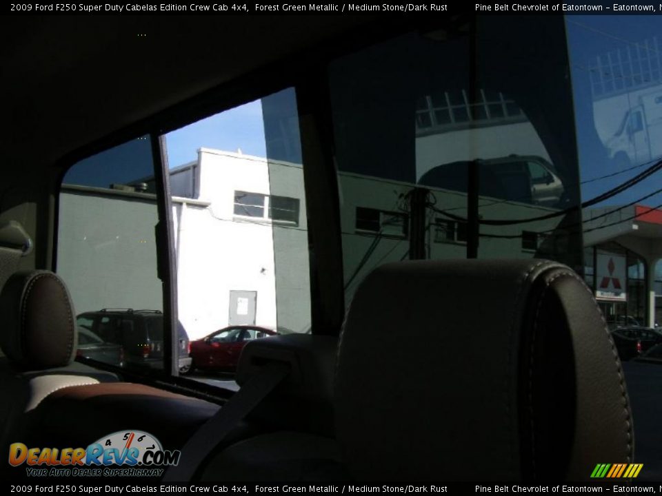2009 Ford F250 Super Duty Cabelas Edition Crew Cab 4x4 Forest Green Metallic / Medium Stone/Dark Rust Photo #8