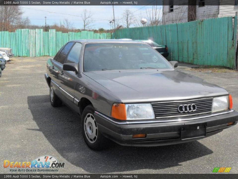 Stone Grey Metallic 1986 Audi 5000 S Sedan Photo #2