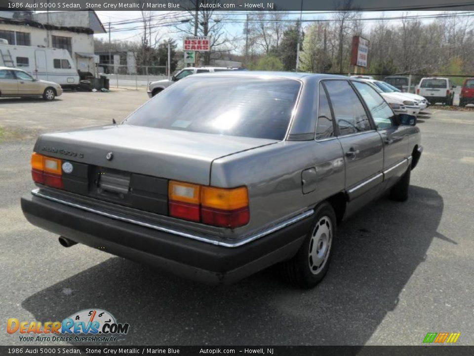 Stone Grey Metallic 1986 Audi 5000 S Sedan Photo #6