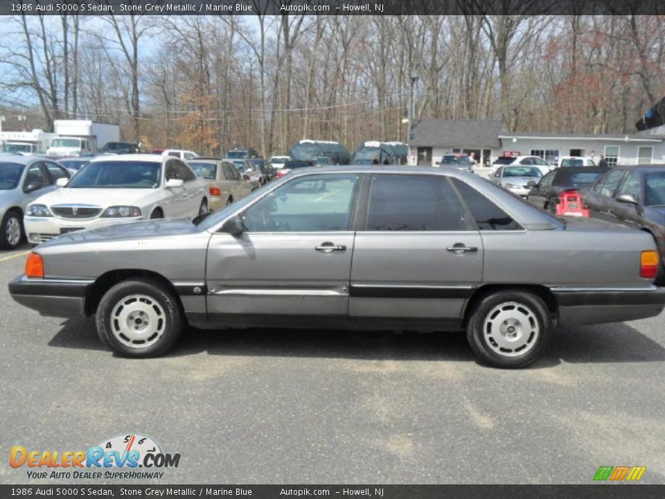 Stone Grey Metallic 1986 Audi 5000 S Sedan Photo #7