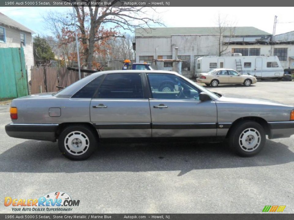Stone Grey Metallic 1986 Audi 5000 S Sedan Photo #8