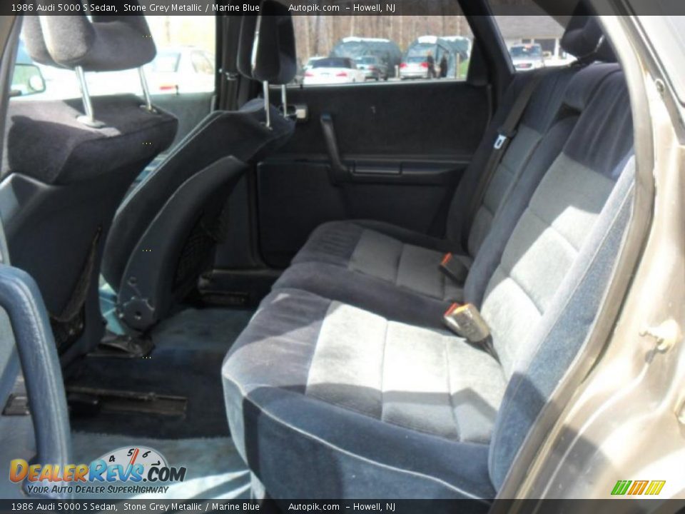 Marine Blue Interior - 1986 Audi 5000 S Sedan Photo #10