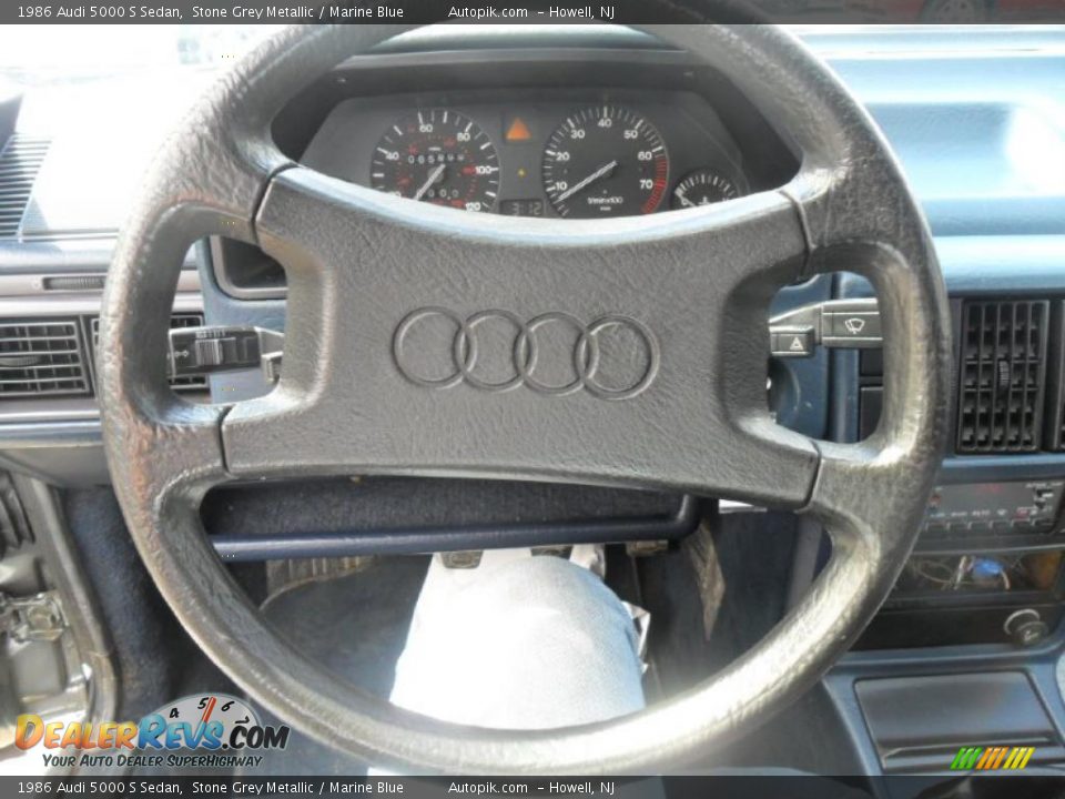 1986 Audi 5000 S Sedan Steering Wheel Photo #11