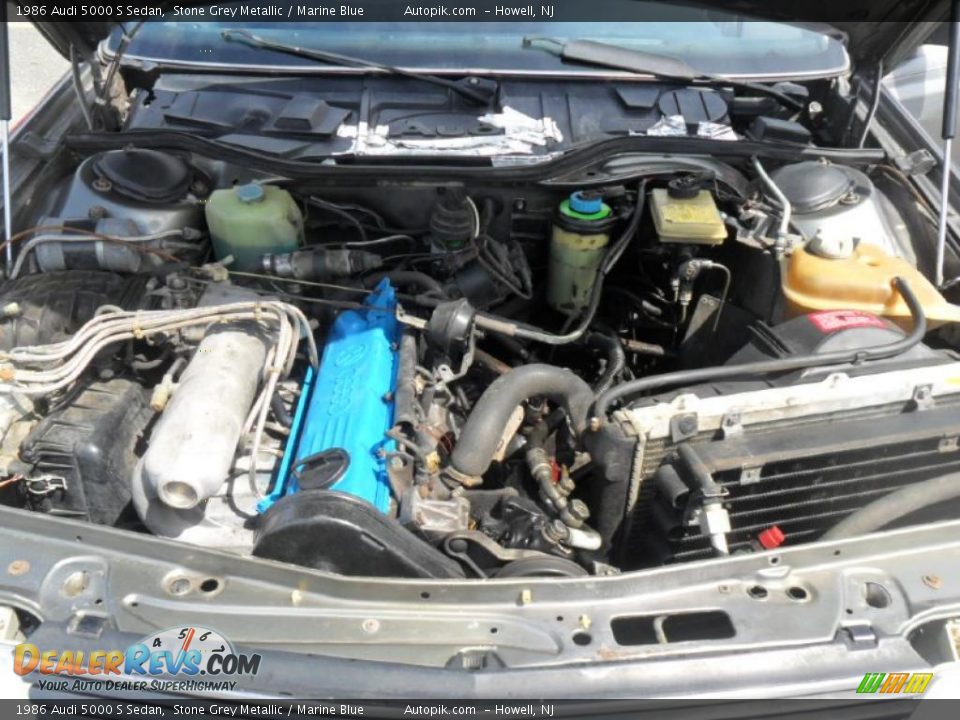 1986 Audi 5000 S Sedan 2.3 Liter SOHC 10-Valve 5 Cylinder Engine Photo #15
