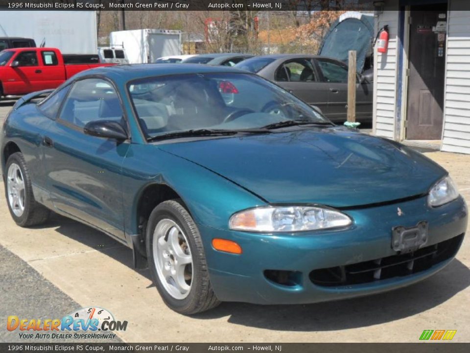 1996 Mitsubishi Eclipse RS Coupe Monarch Green Pearl / Gray Photo #2