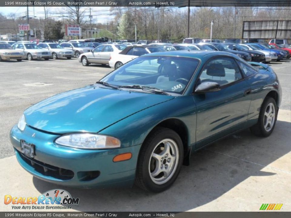 1996 Mitsubishi Eclipse RS Coupe Monarch Green Pearl / Gray Photo #3