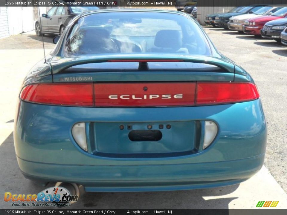 1996 Mitsubishi Eclipse RS Coupe Monarch Green Pearl / Gray Photo #4