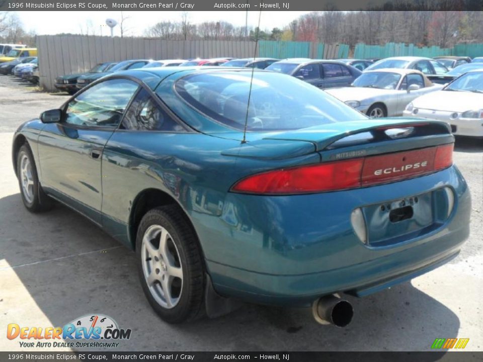 1996 Mitsubishi Eclipse RS Coupe Monarch Green Pearl / Gray Photo #5