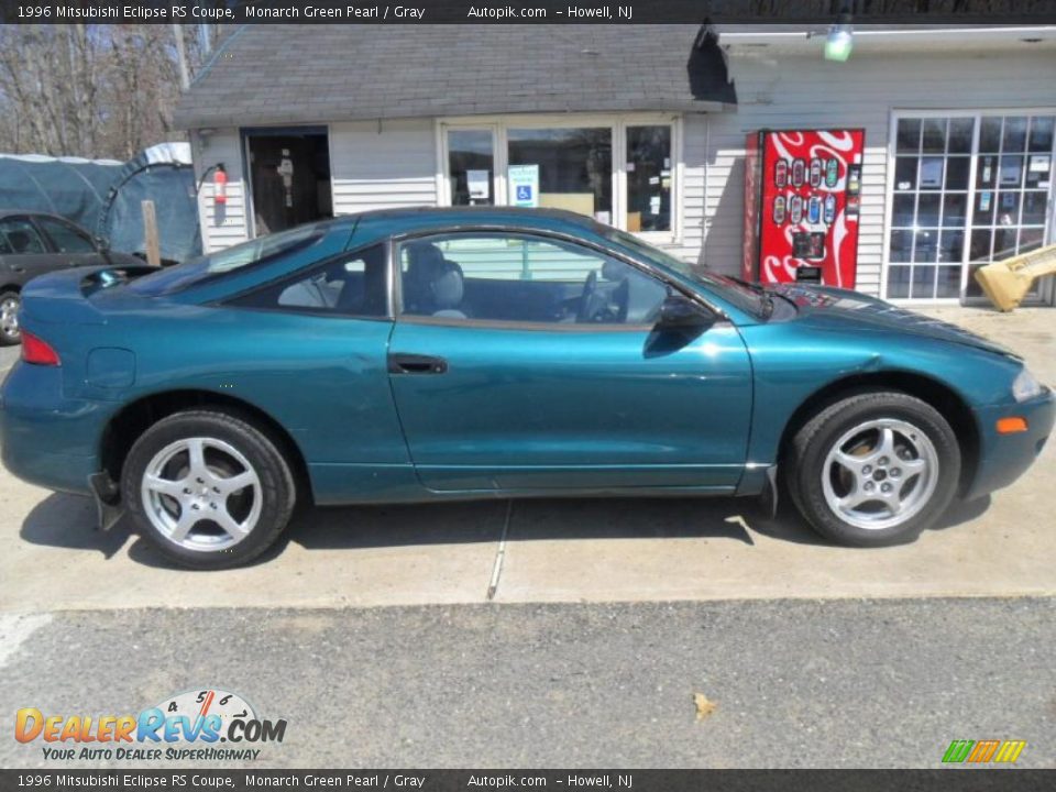 1996 Mitsubishi Eclipse RS Coupe Monarch Green Pearl / Gray Photo #8