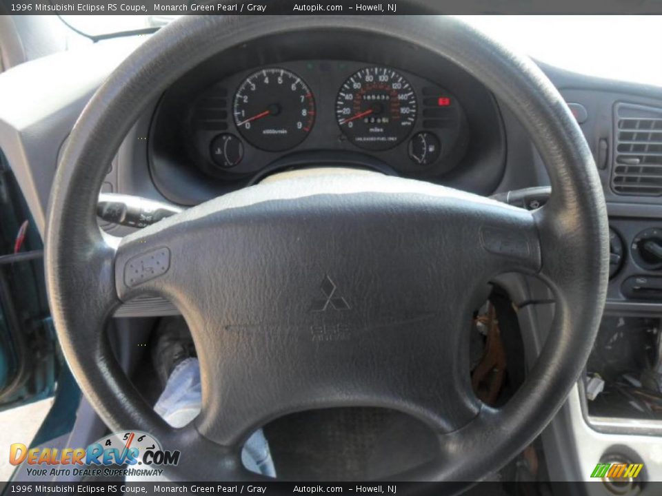 1996 Mitsubishi Eclipse RS Coupe Monarch Green Pearl / Gray Photo #11