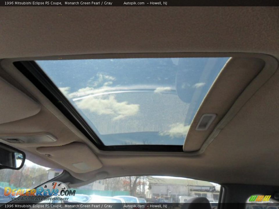 1996 Mitsubishi Eclipse RS Coupe Monarch Green Pearl / Gray Photo #12