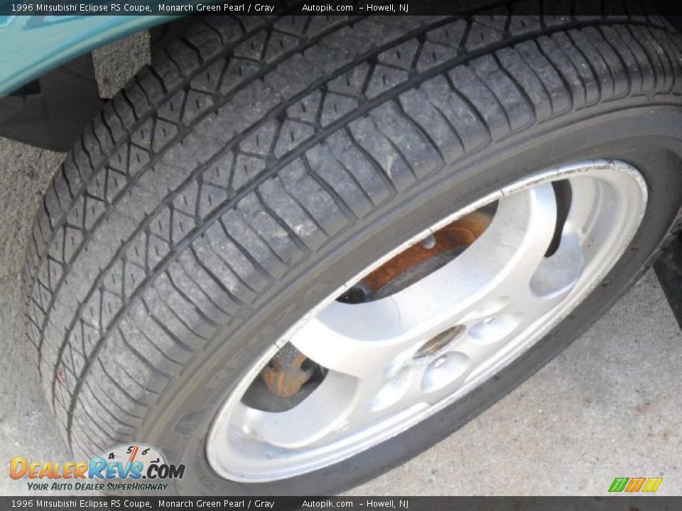 1996 Mitsubishi Eclipse RS Coupe Monarch Green Pearl / Gray Photo #13
