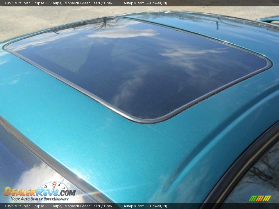 1996 Mitsubishi Eclipse RS Coupe Monarch Green Pearl / Gray Photo #14