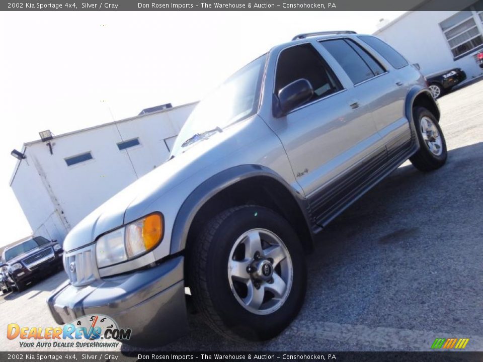 2002 Kia Sportage 4x4 Silver / Gray Photo #1